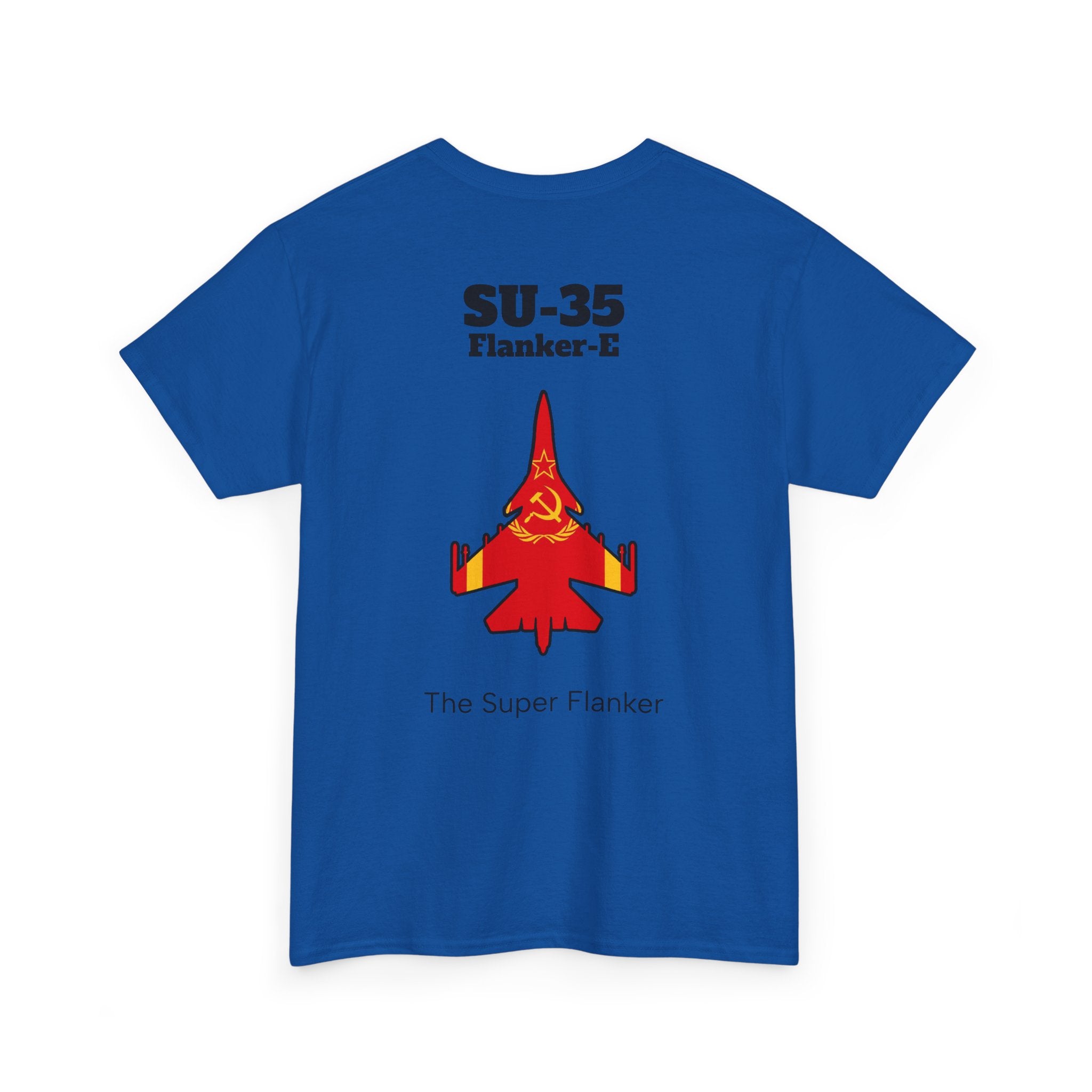 SU-35 Flanker-E T-Shirt back print