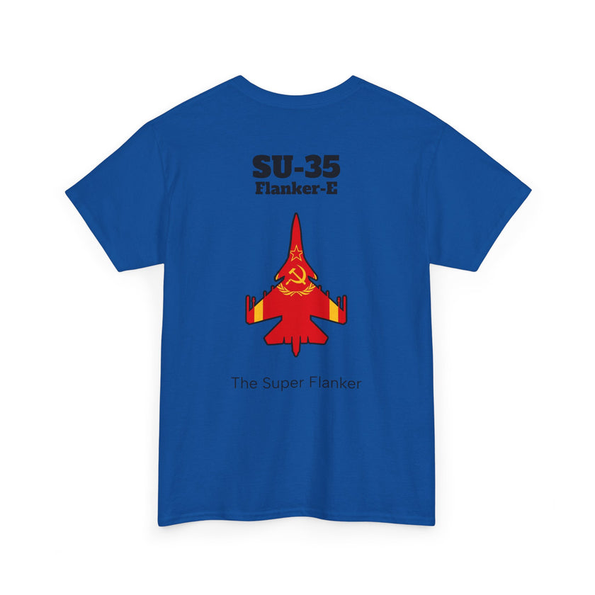 SU-35 Flanker-E T-Shirt back print
