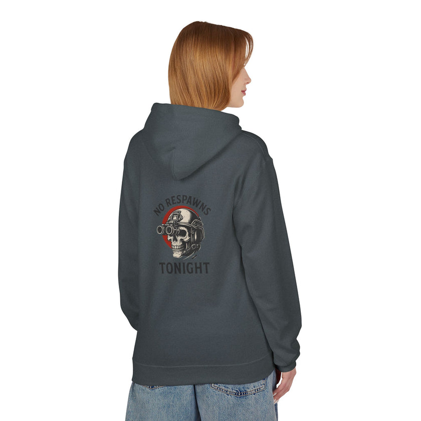 No Respawns Tonight Hoodie back print