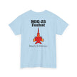 MIG-25 Foxbat T-Shirt back print