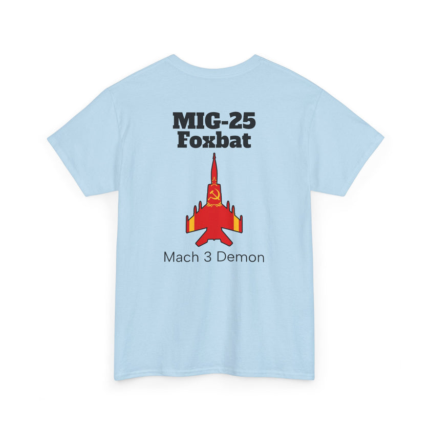 MIG-25 Foxbat T-Shirt back print