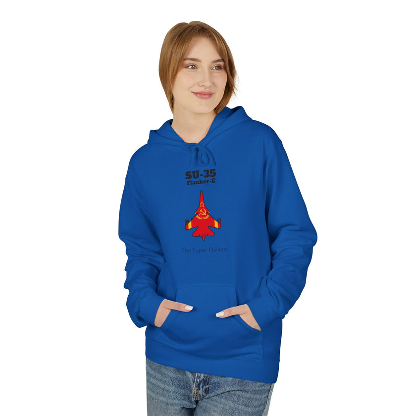 SU-35 Flanker-E Hoodie front print