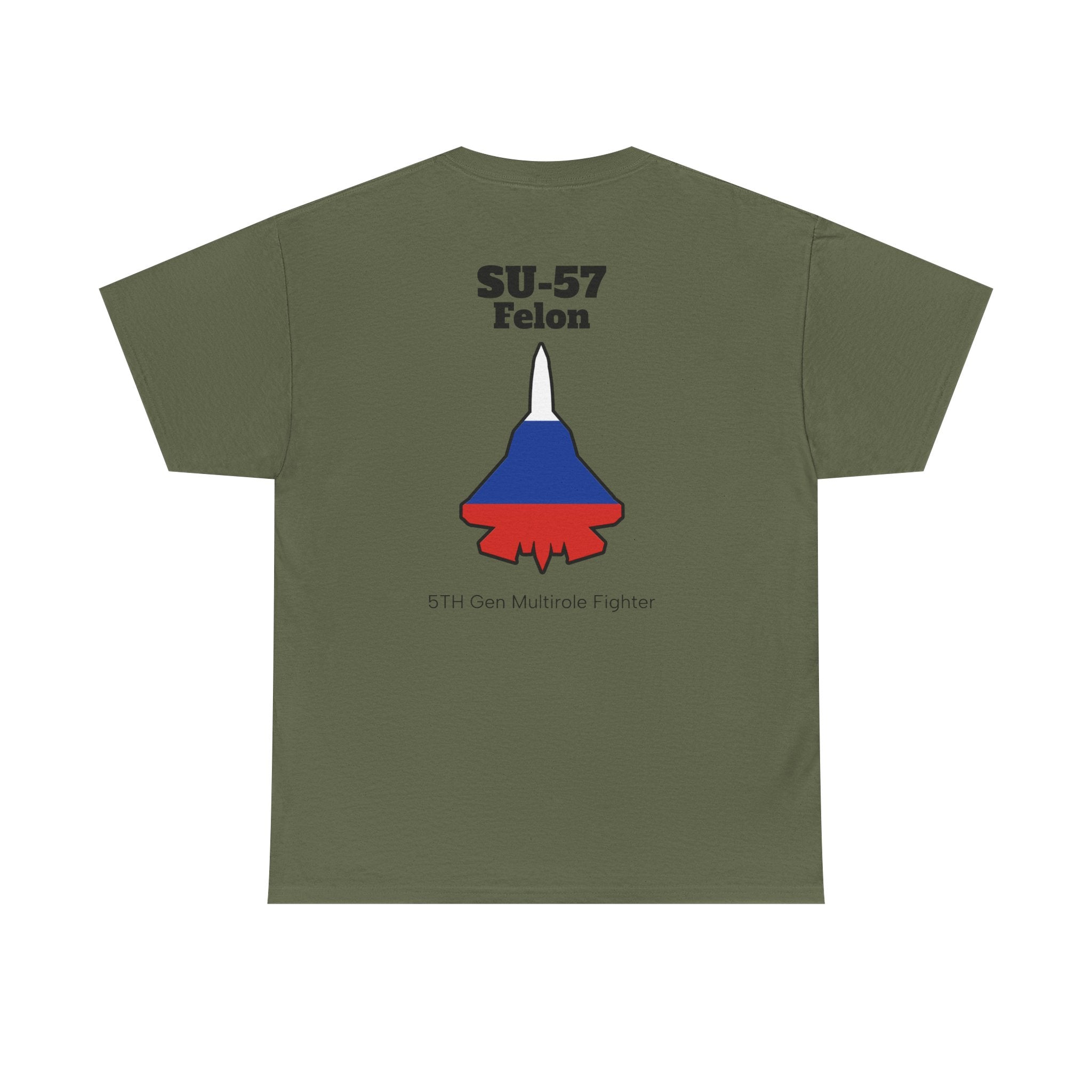SU-57 Felon T-Shirt backprint