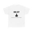 SU-57 Stealth Fighter Tee - BackPrint