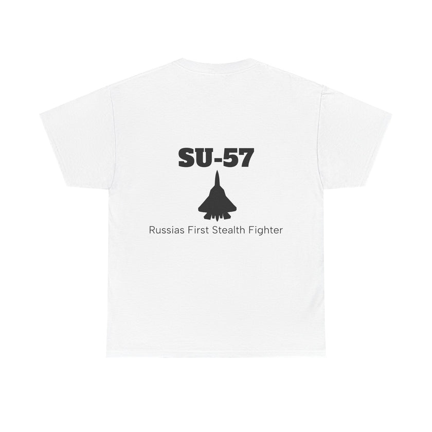 SU-57 Stealth Fighter Tee - BackPrint