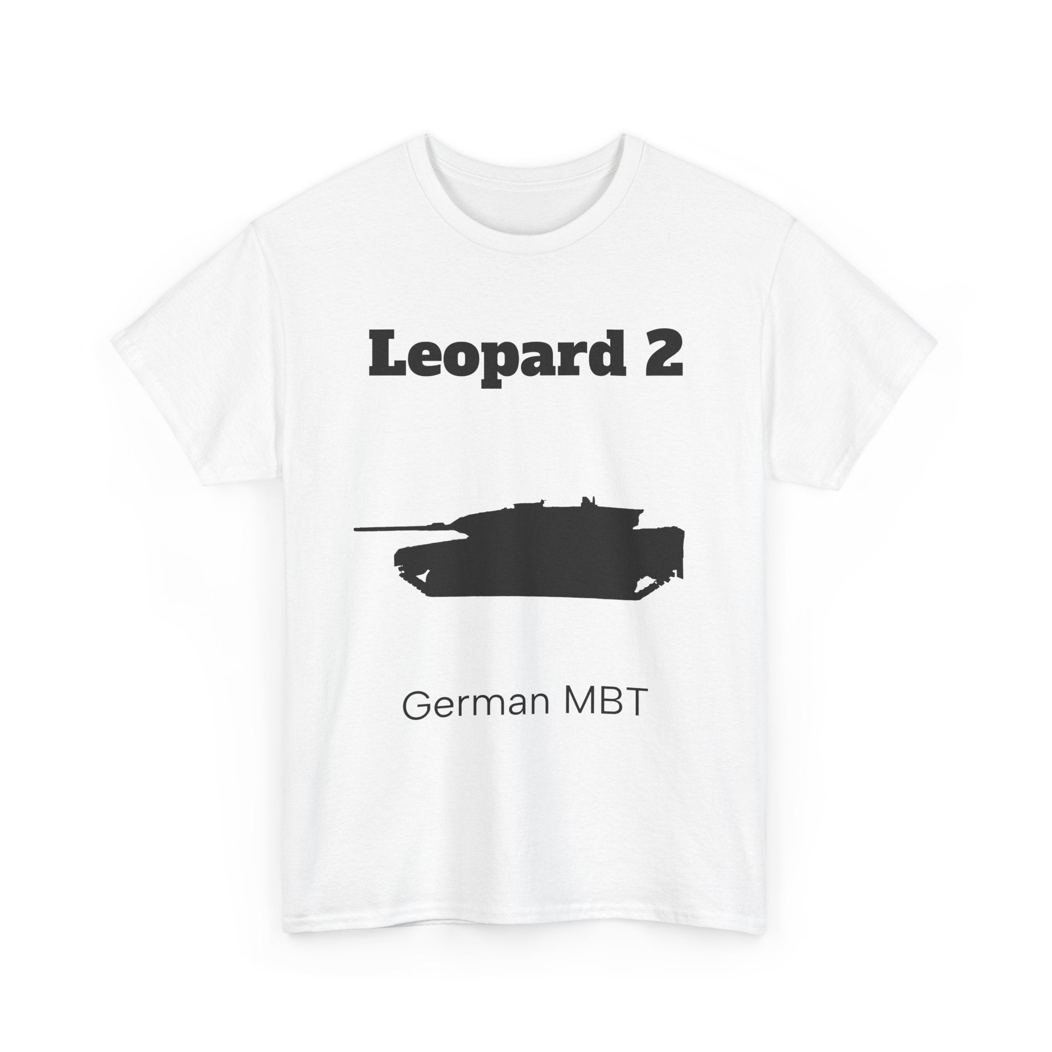 Leopard 2 German MBT T-Shirt  - FrontPrint