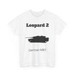 Leopard 2 German MBT T-Shirt  - FrontPrint
