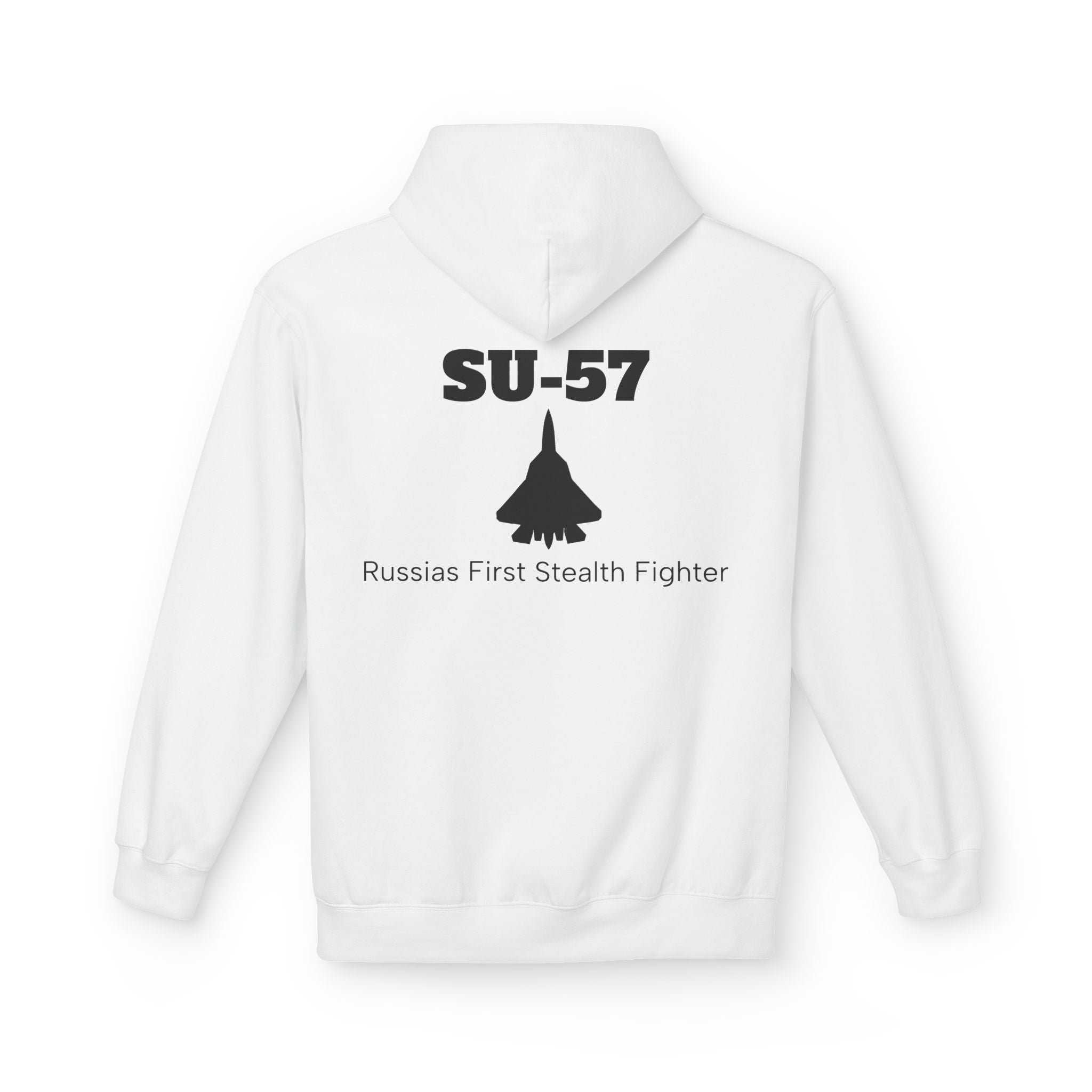 SU-57 Stealth Fighter Hoodie - BackPrint