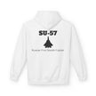 SU-57 Stealth Fighter Hoodie - BackPrint