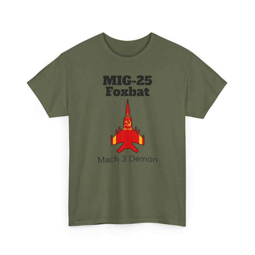 MIG-25 Foxbat T-Shirt front print