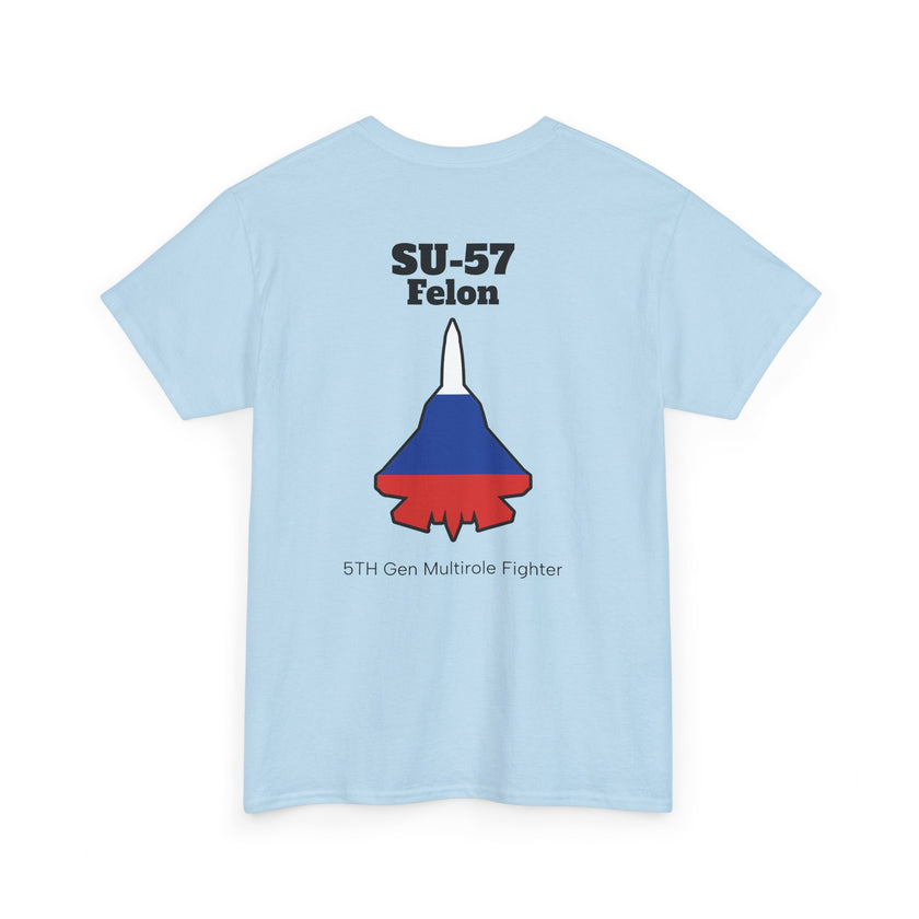SU-57 Felon T-Shirt backprint