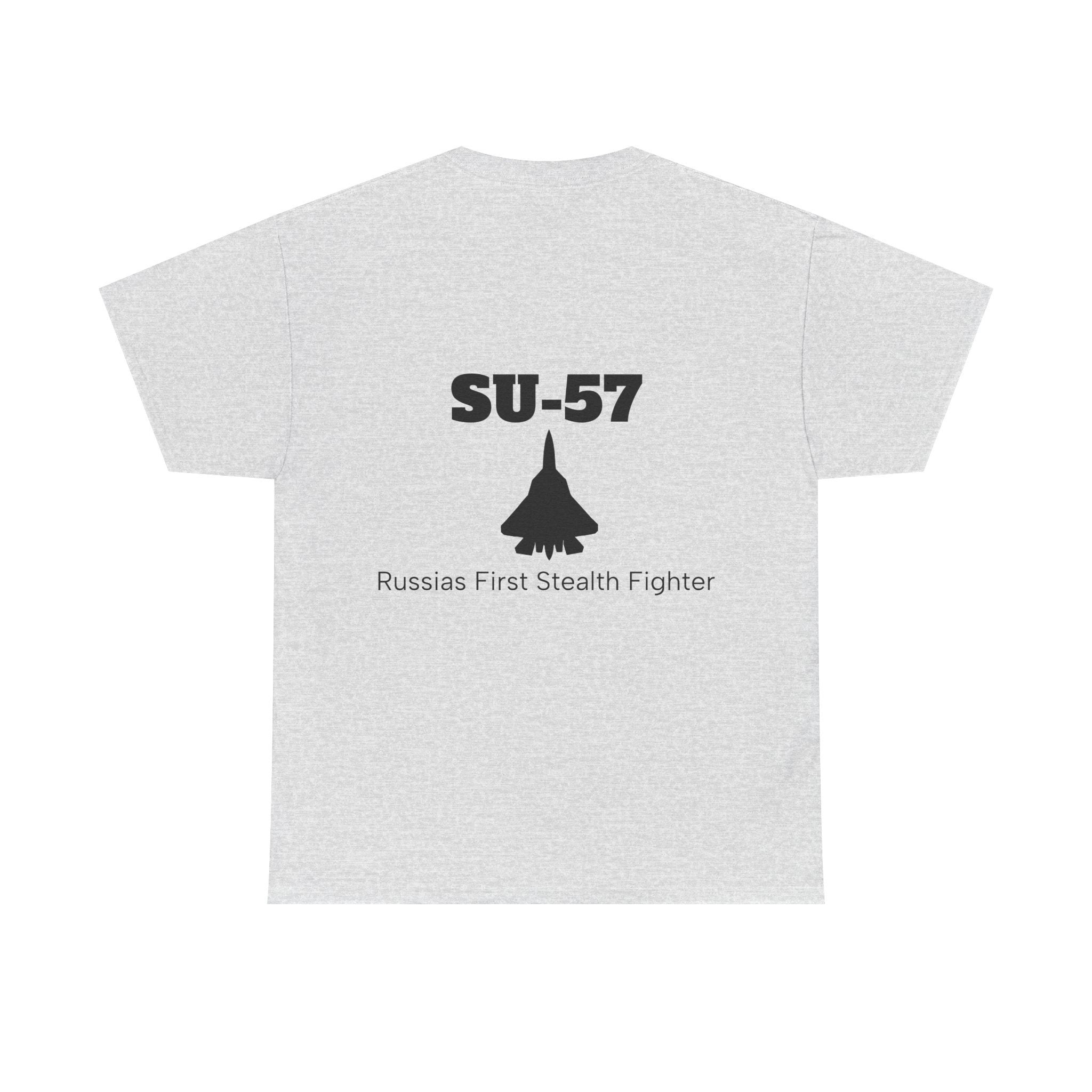 SU-57 Stealth Fighter Tee - BackPrint