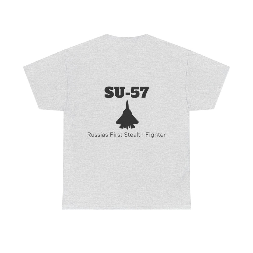 SU-57 Stealth Fighter Tee - BackPrint