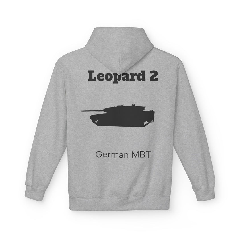 Leopard 2 German MBT Hoodie - BackPrint
