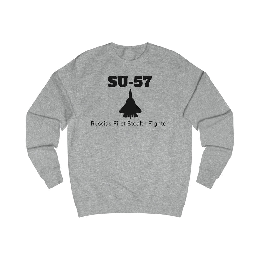 SU-57 Stealth Fighter Unisex Sweatshirt - FrontPrint