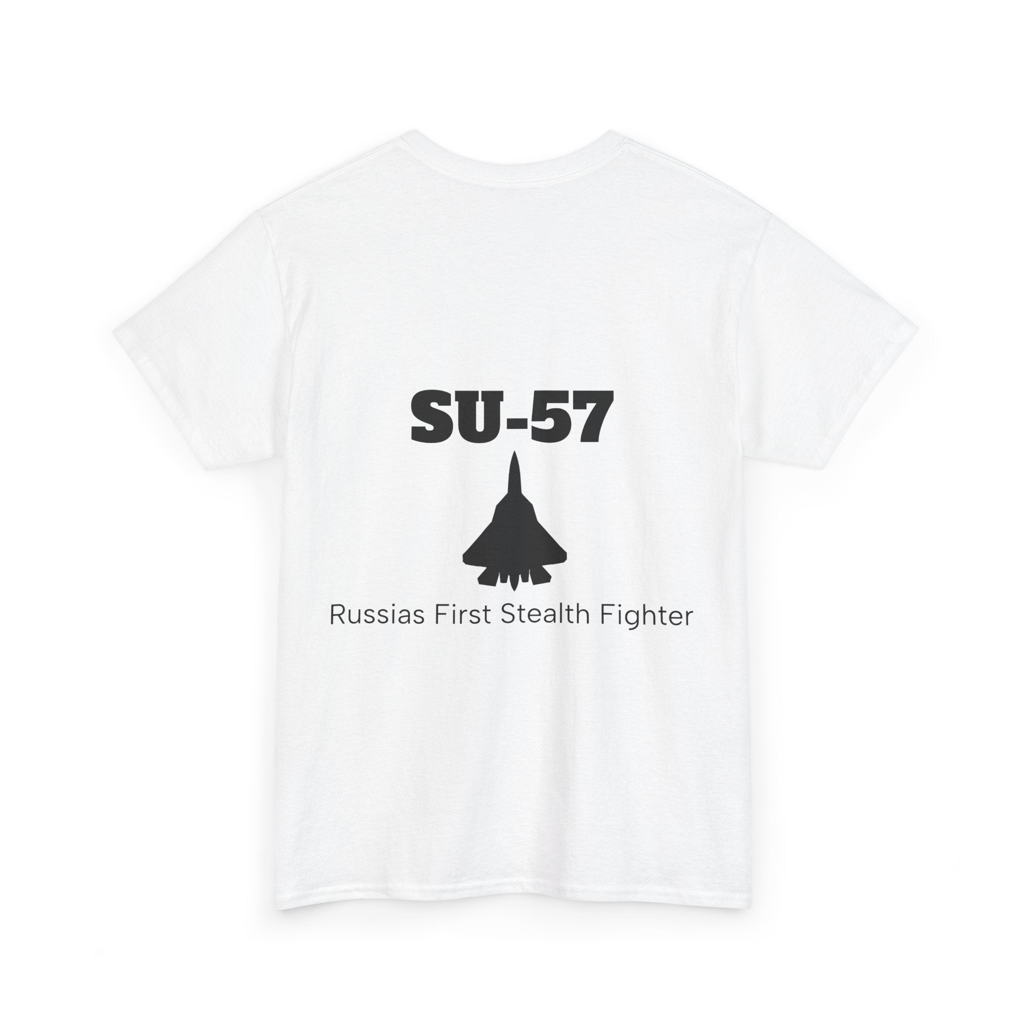 SU-57 Stealth Fighter Tee - BackPrint
