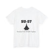 SU-57 Stealth Fighter Tee - BackPrint