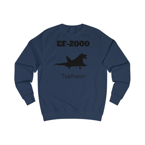 EF-2000 Typhoon Unisex Sweatshirt for Aviation Enthusiasts