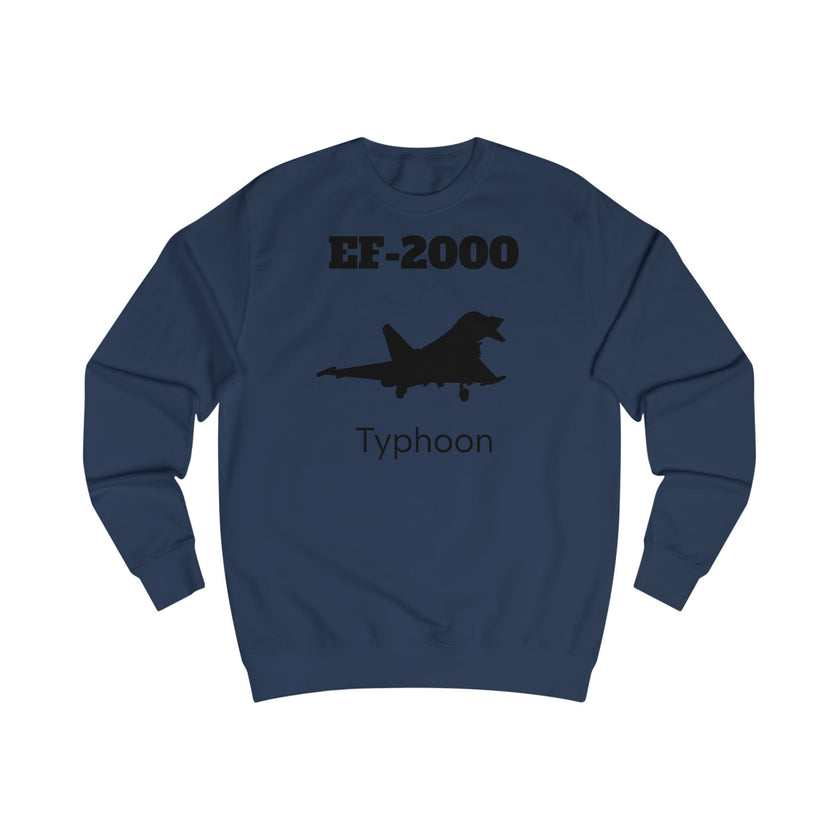 EF-2000 Typhoon Unisex Sweatshirt for Aviation Enthusiasts
