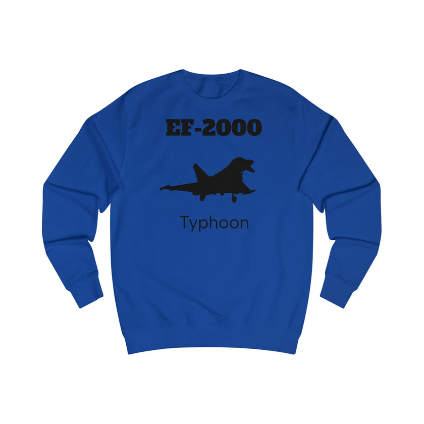 EF-2000 Typhoon Unisex Sweatshirt for Aviation Enthusiasts