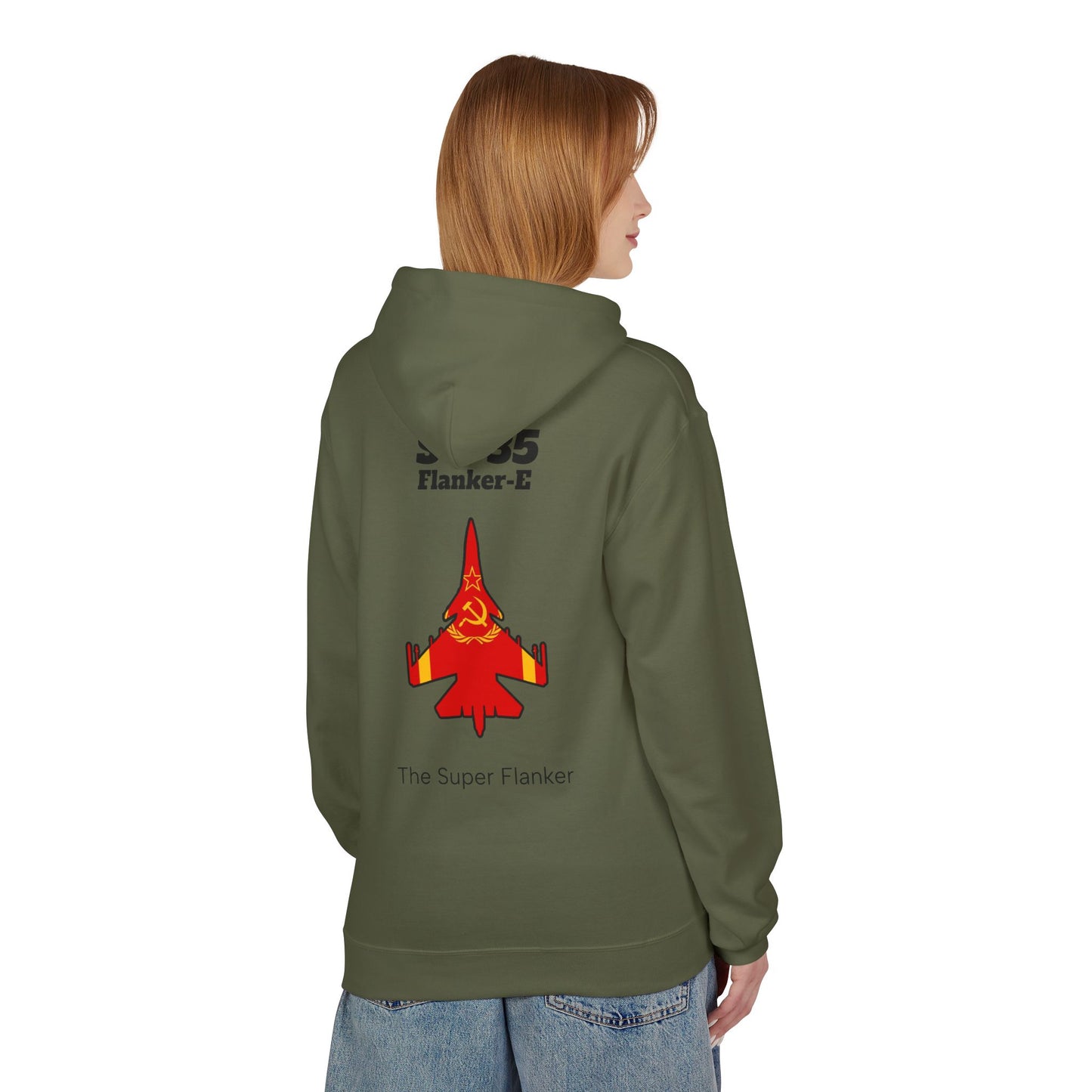 Soviet Fighter Jet Hoodie - Cozy Fleece Sweatshirt with Aviation Design, Great for Aviation Lovers, Gift for Pilots, Casual Wear, [...]