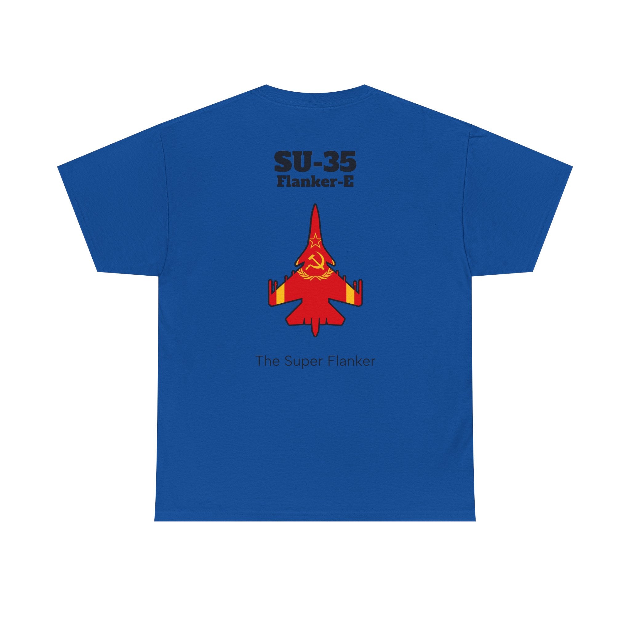 SU-35 Flanker-E T-Shirt back print