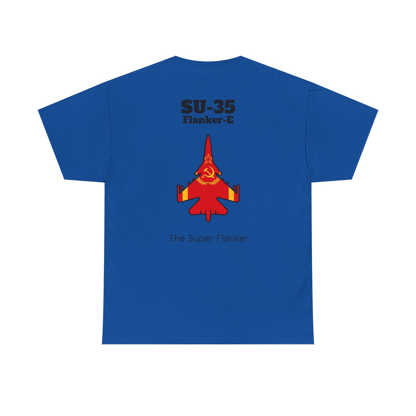 SU-35 Flanker-E T-Shirt back print