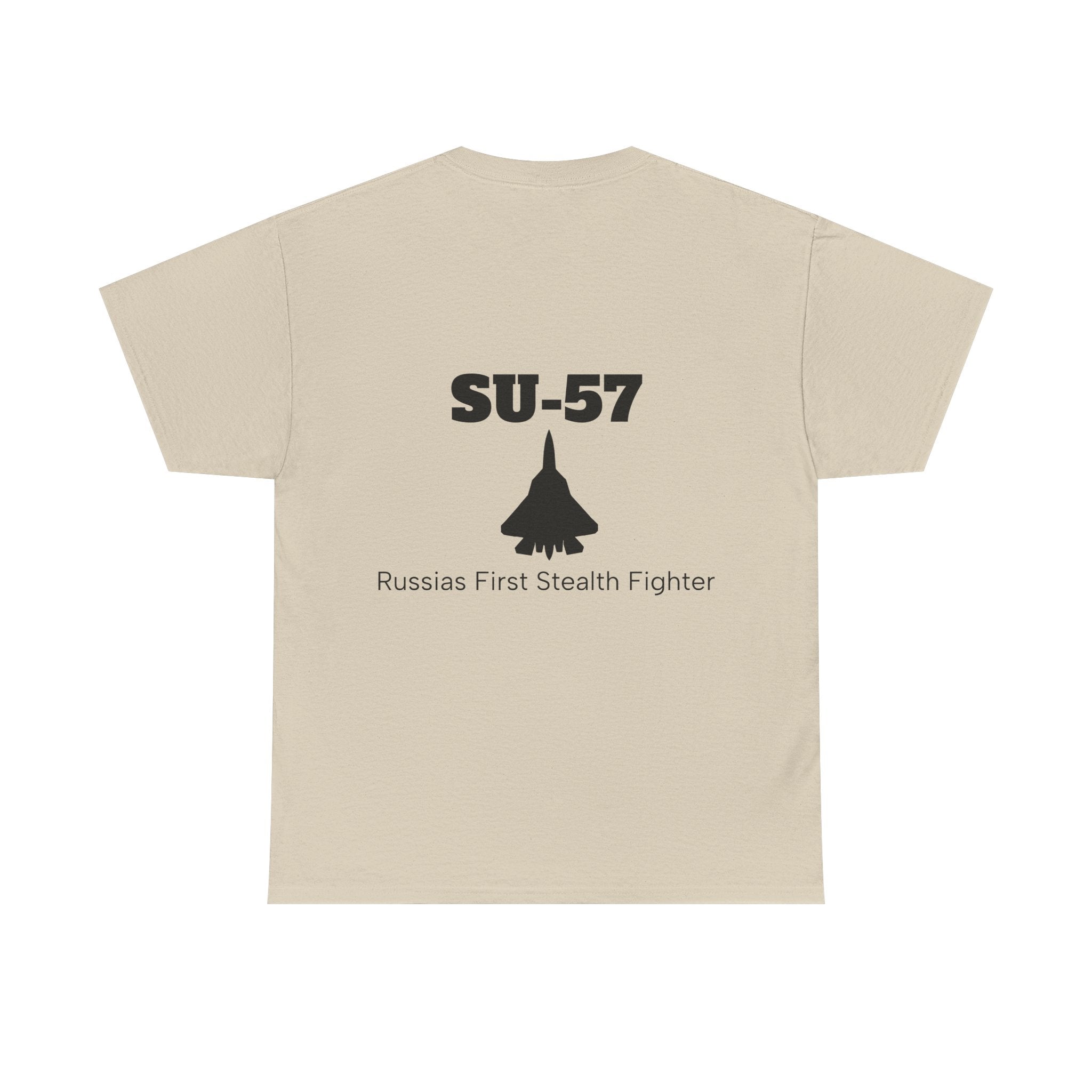 SU-57 Stealth Fighter Tee - BackPrint