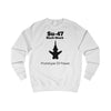 Su-47 Black Shark Sweatshirt - Prototype of Power - FrontPrint