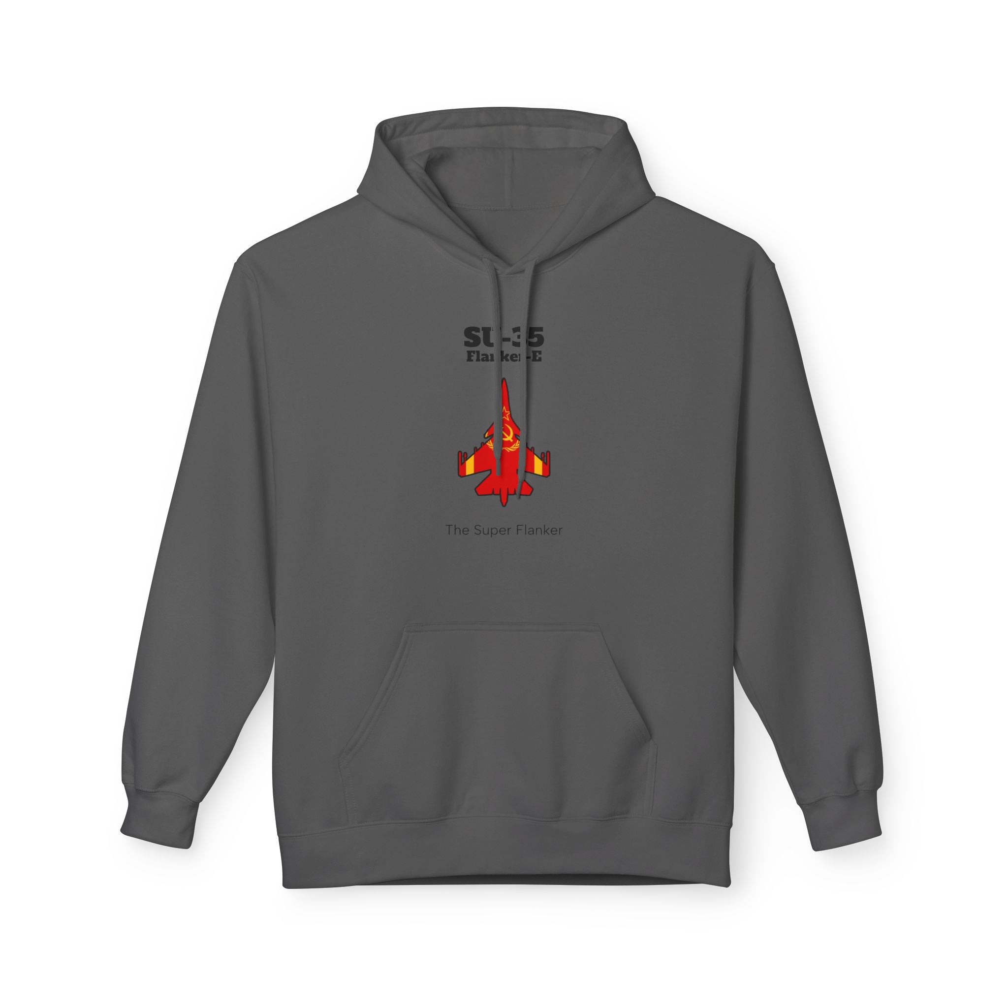 SU-35 Flanker-E Hoodie front print