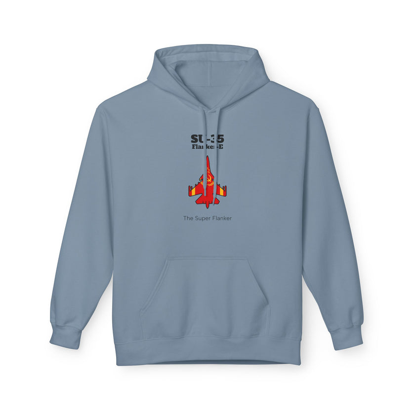 SU-35 Flanker-E Hoodie front print
