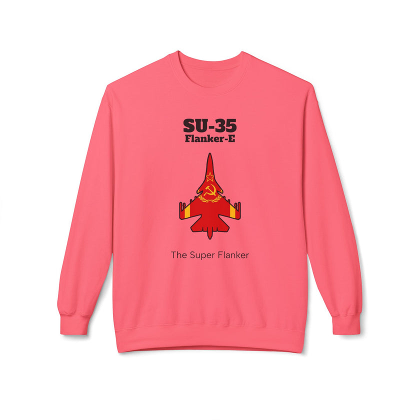 SU-35 Flanker-E Sweatshirt front print
