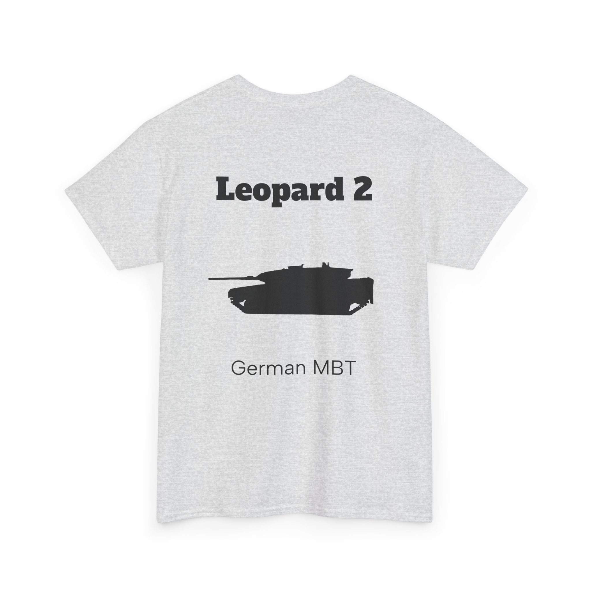 Leopard 2 Tank Unisex Heavy Cotton Tee - BackPrint