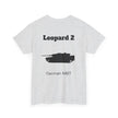 Leopard 2 Tank Unisex Heavy Cotton Tee - BackPrint