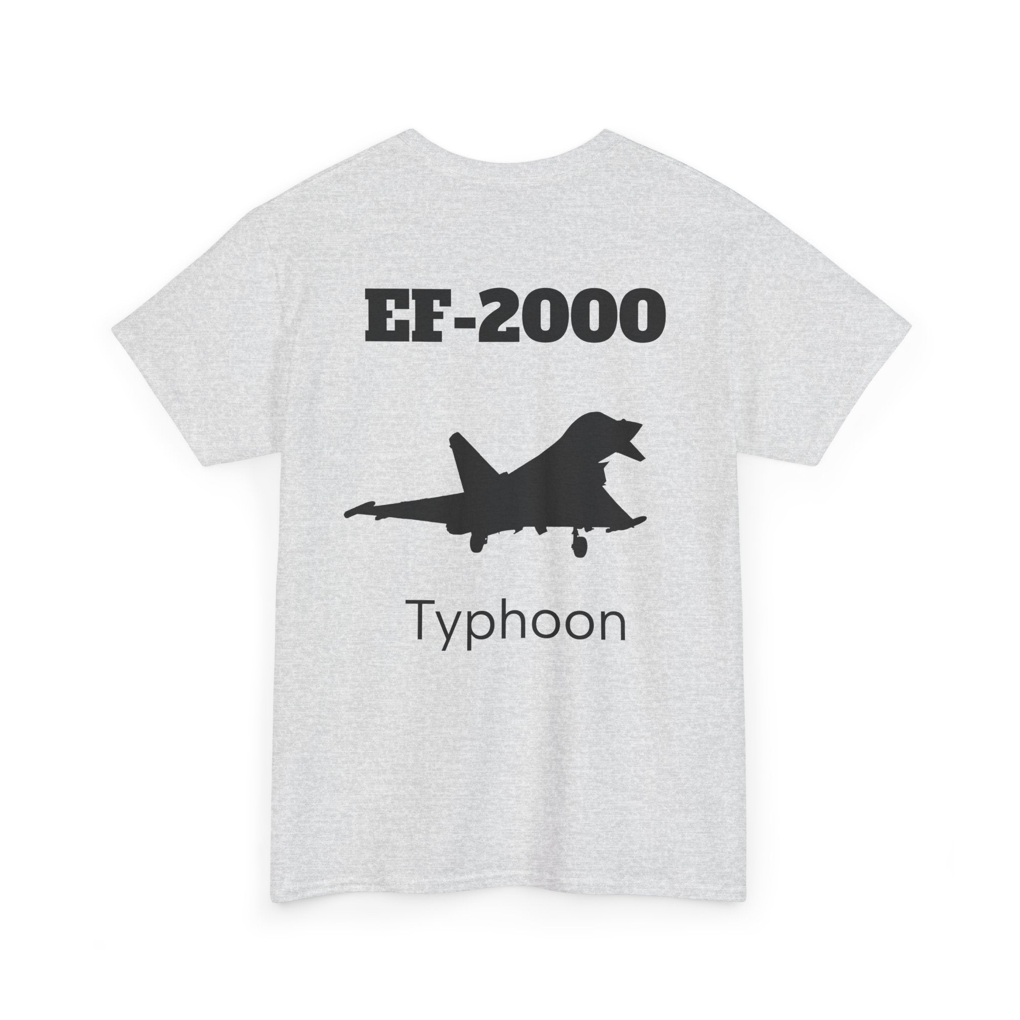 EF-2000 Typhoon Unisex Heavy Cotton Tee - Aviation Enthusiast Shirt