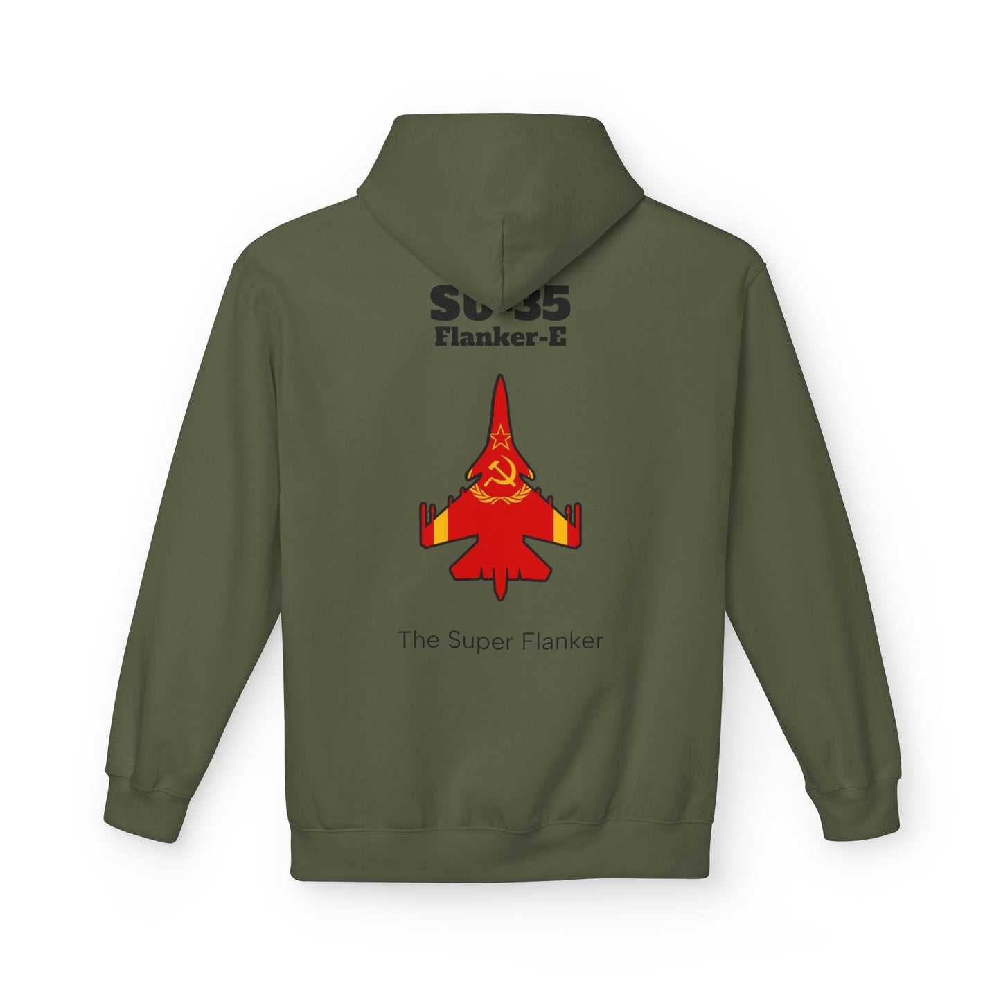 Soviet Fighter Jet Hoodie - Cozy Fleece Sweatshirt with Aviation Design, Great for Aviation Lovers, Gift for Pilots, Casual Wear, [...]