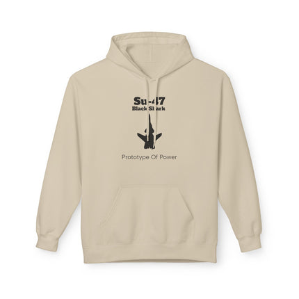 Black Shark Su-47 Prototype Hoodie - FrontPrint