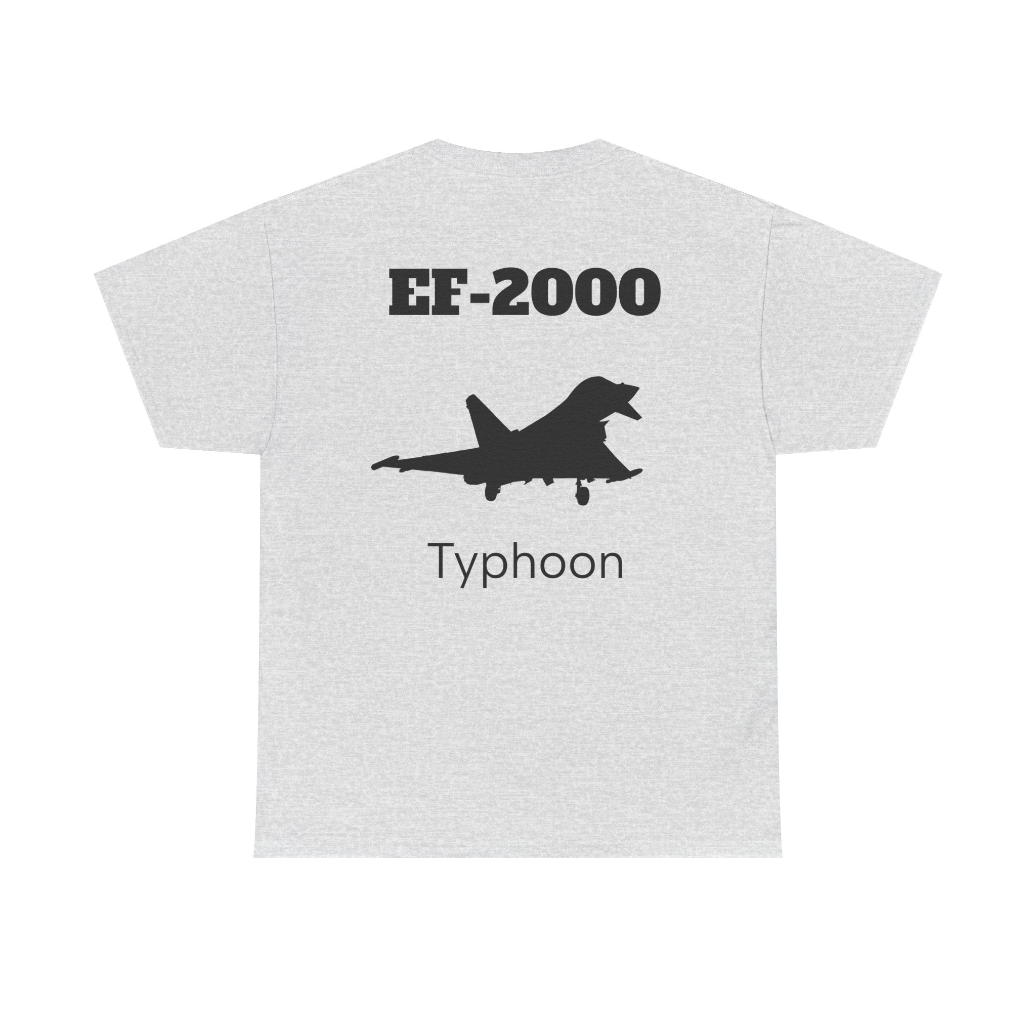 EF-2000 Typhoon Unisex Heavy Cotton Tee - Aviation Enthusiast Shirt