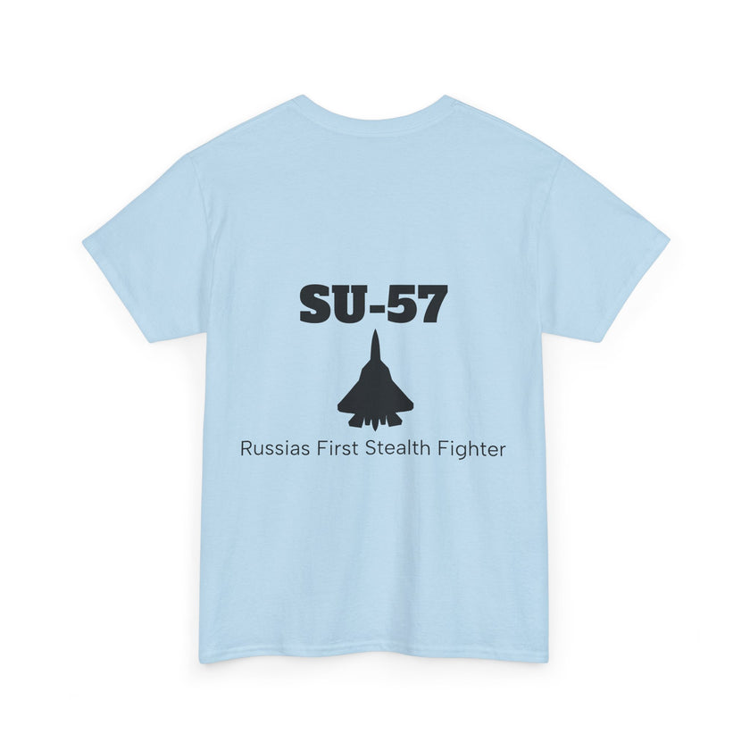 SU-57 Stealth Fighter Tee - BackPrint