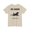 EF-2000 Typhoon Unisex Heavy Cotton Tee - Aviation Enthusiast Shirt