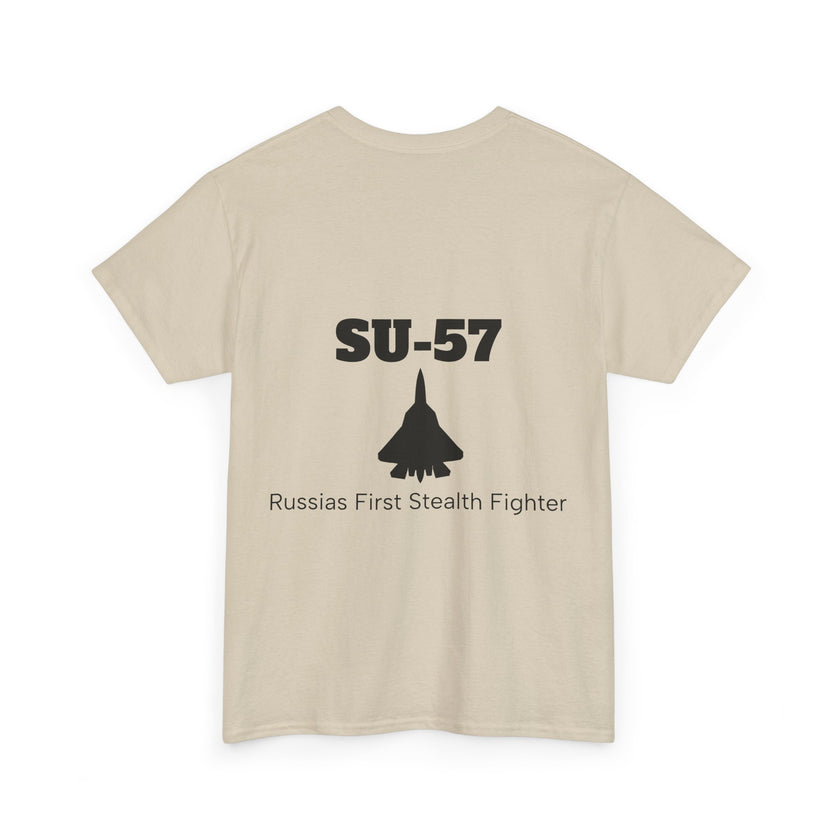 SU-57 Stealth Fighter Tee - BackPrint