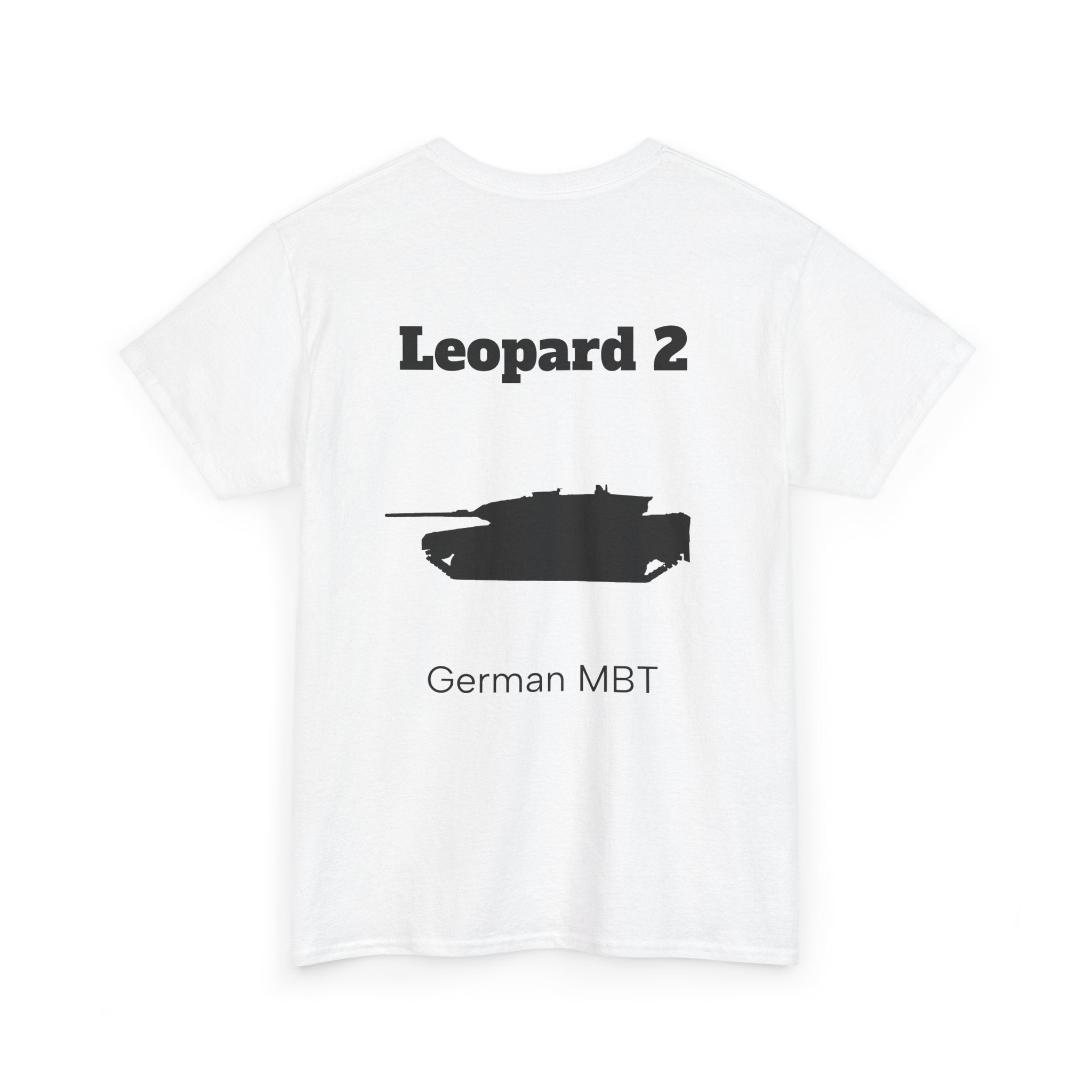 Leopard 2 Tank Unisex Heavy Cotton Tee - BackPrint