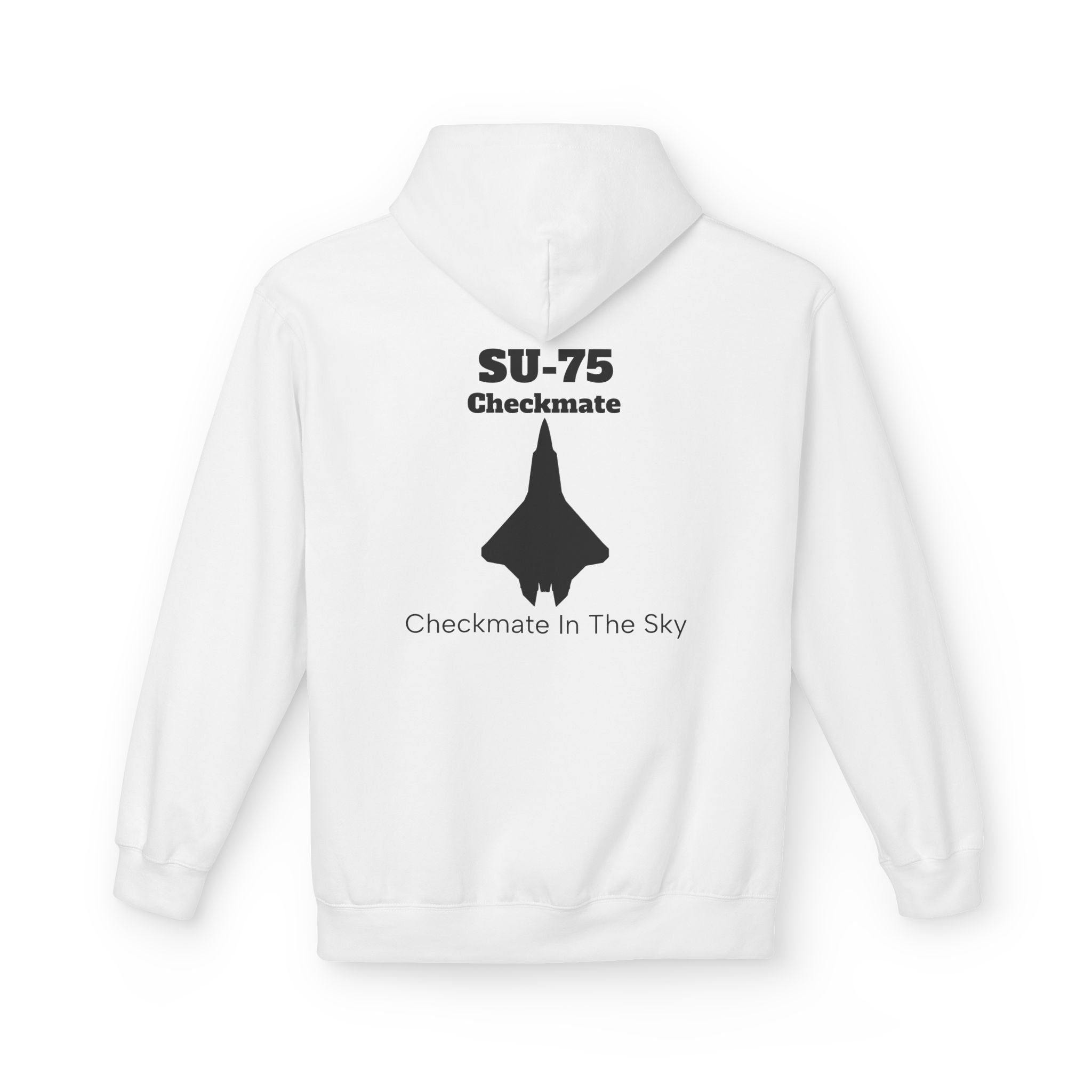 SU-75 Checkmate Fleece Hoodie - BackPrint