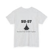 SU-57 Stealth Fighter Tee - BackPrint