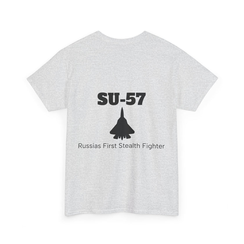 SU-57 Stealth Fighter Tee - BackPrint