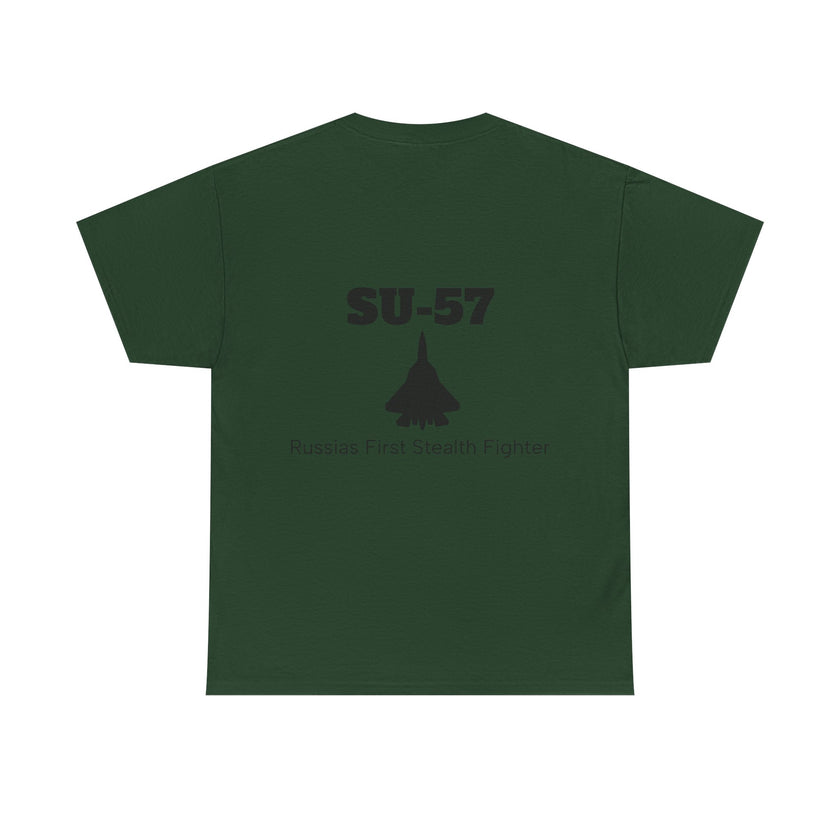 SU-57 Stealth Fighter Tee - BackPrint