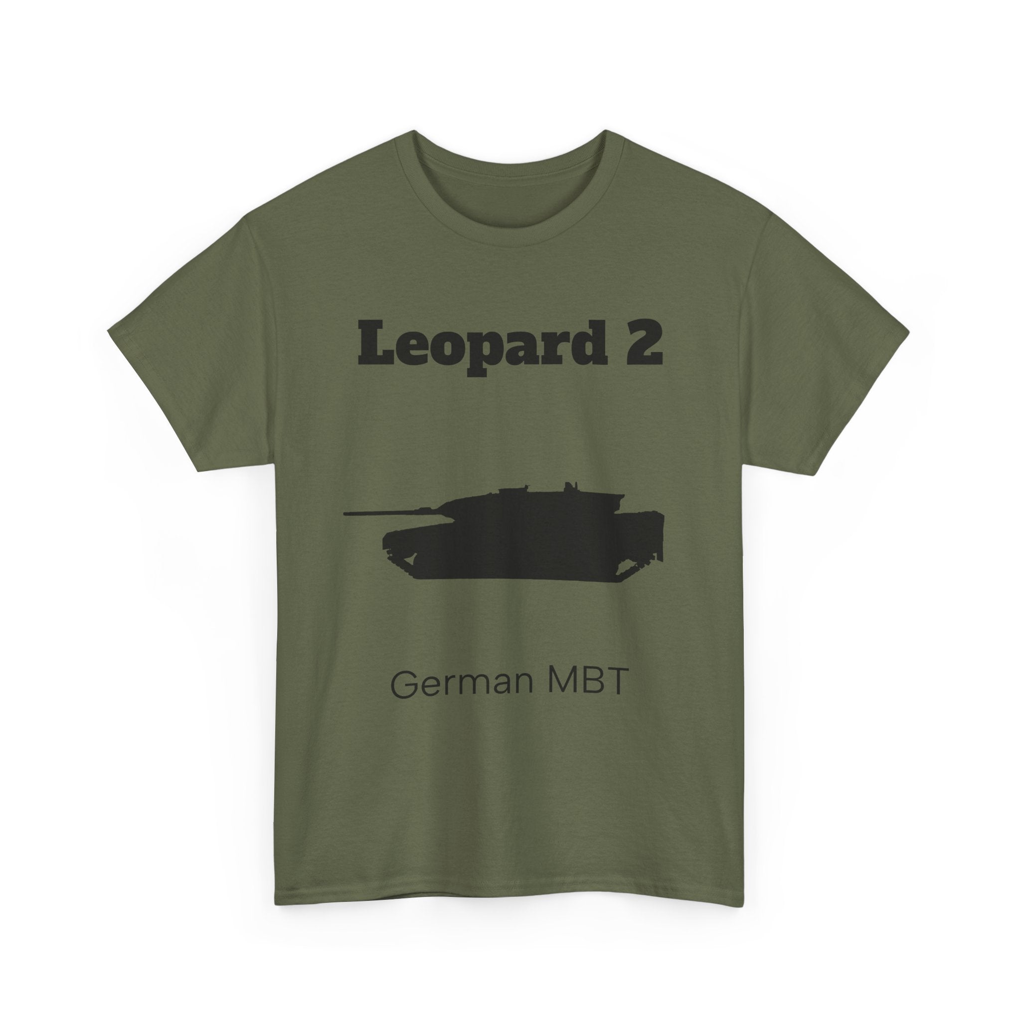 Leopard 2 German MBT T-Shirt  - FrontPrint