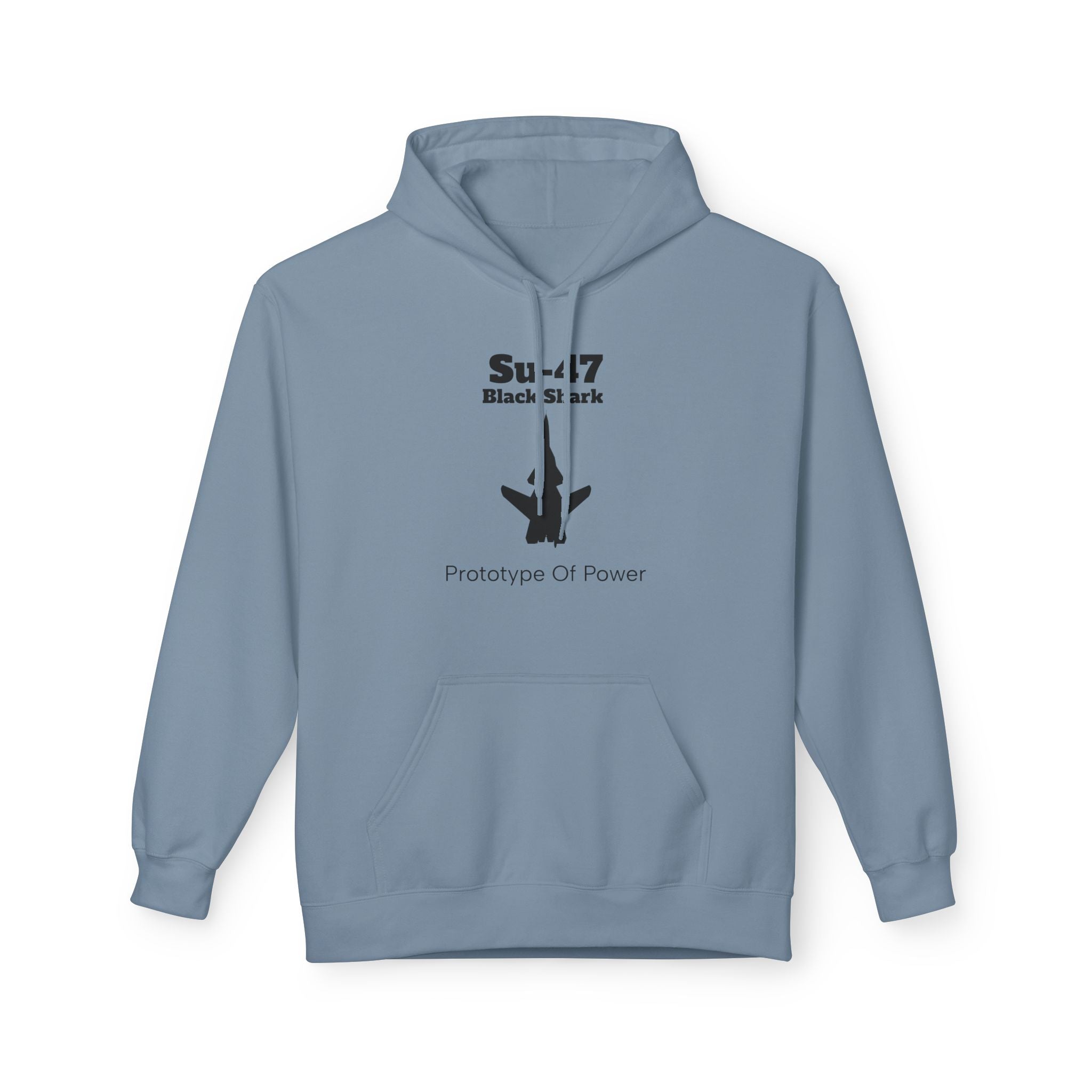 Black Shark Su-47 Prototype Hoodie - FrontPrint