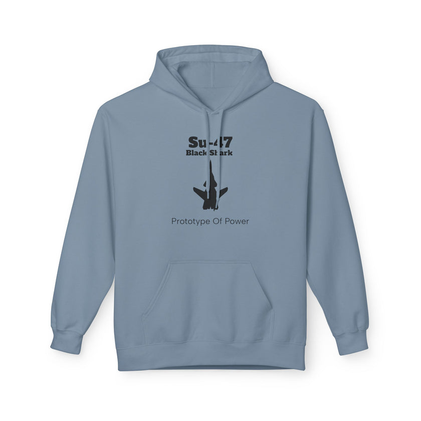 Black Shark Su-47 Prototype Hoodie - FrontPrint