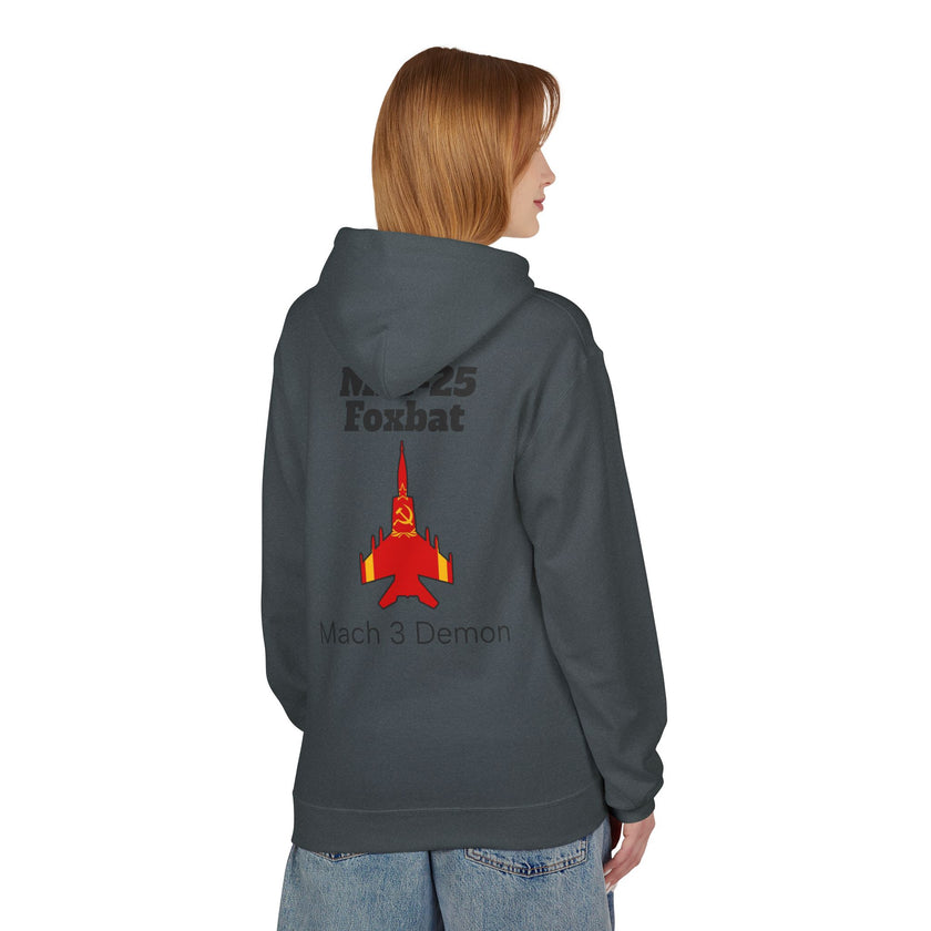 MiG-25 Foxbat Hoodie back print